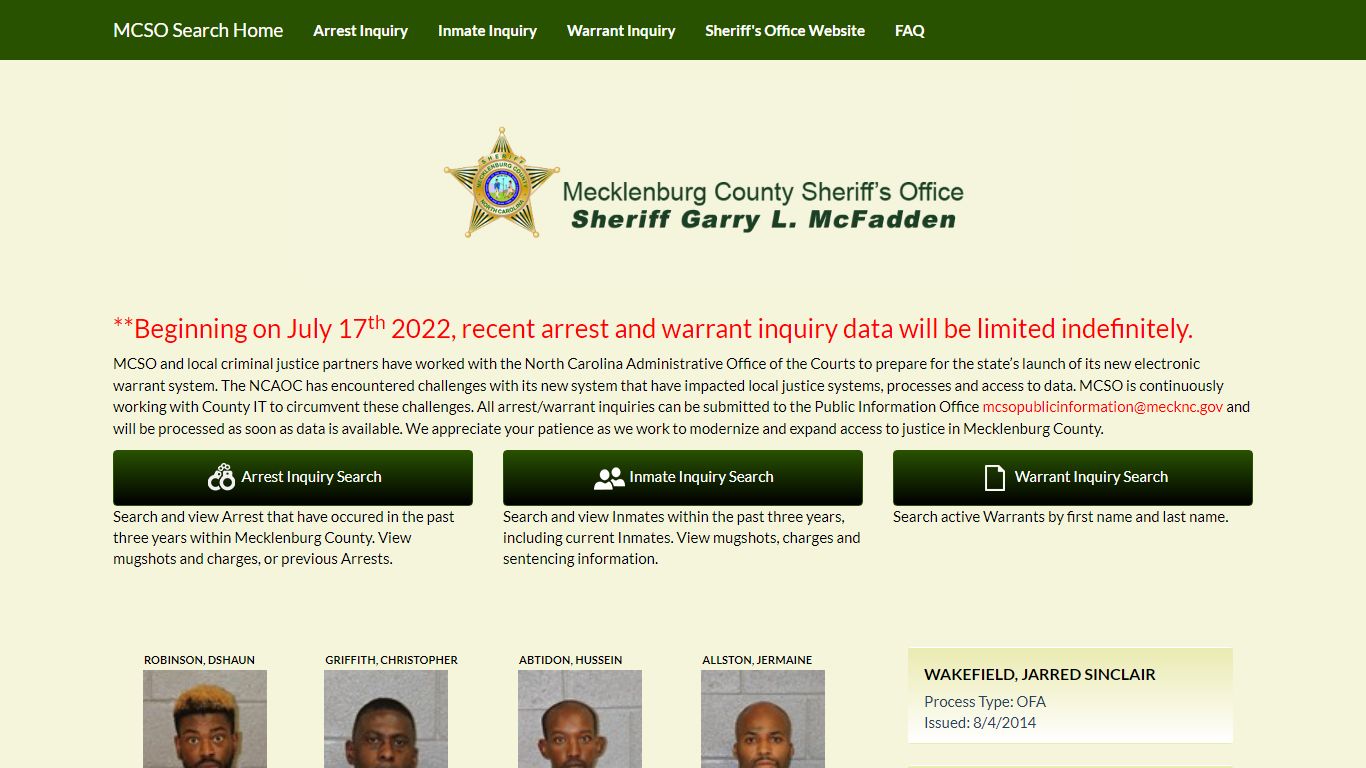 MCSO - mecknc.gov